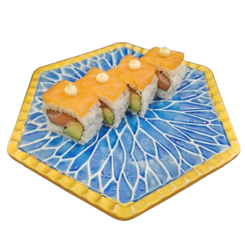 URAMAKI SALMON CUBIERTO (SALMON) 8u